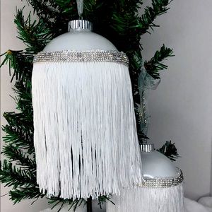 Holiday Elegance by Wanda. One of a kind ornaments.